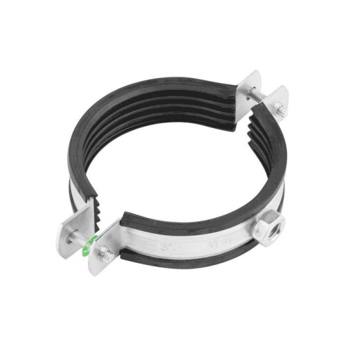 Хомут трубный сталь оц с резин прокладк 1 1/4" (Дн 39-46) ±2мм М8 в/к винт-шуруп, дюбель BILTI арт.1219628