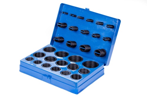 Набор колец уплот. резин. Дюйм. (№5В) 382 шт