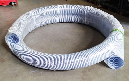 Шланг спиральный НВС Ф200 мм из ПВХ серия 700N белый (бухта 10 м, по запросу)