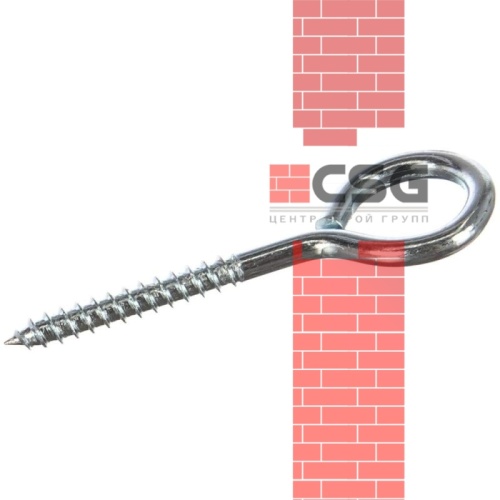 Шуруп с кольцом 4x70 (300шт) арт.1187427 