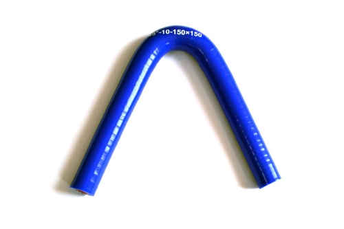 Патрубок силиконовый угловой Ф 10 мм L=150х150 мм, 45°
