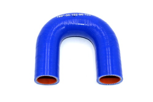 Патрубок силиконовый U образный Ф 30 мм L=102х96х102 мм, 180°