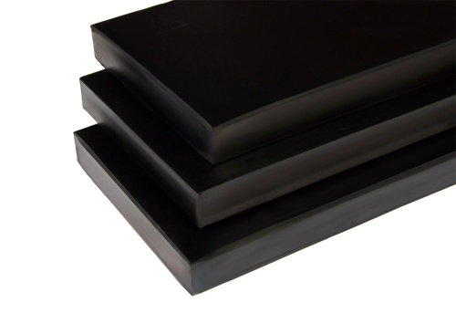 Техпластина резиновая на отвал (скребок) 1000х250х40 мм (металлический трос 8 мм)