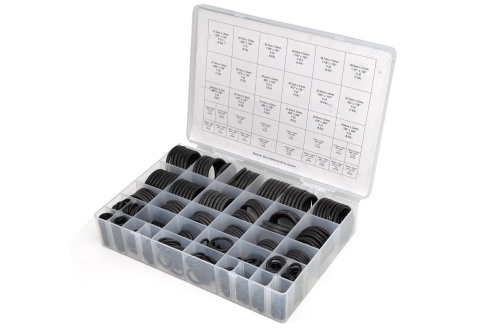 Набор колец уплот. резин. Метр.  JAPANESE 380 шт