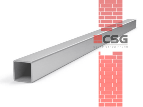 труба алюминиевая квадратная 40x40x2