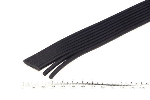 Шнур резиновый МБС 1-4с Ф 04 мм  ГОСТ 6467-79