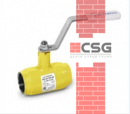 Кран шаровый стальной Ду50 Ру40 муфтовый Temper 38020050, DN 50