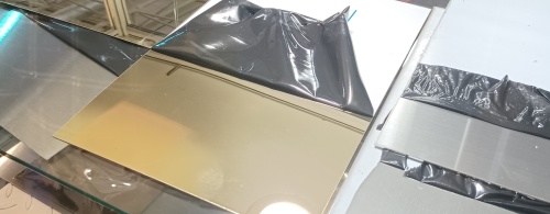 Лист нитрид титана 0,5х1000х2000 AISI 430 зеркало глянец