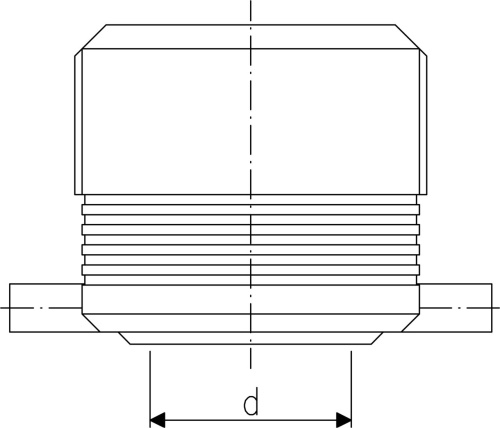 Заглушка электросварная для седелок-моноблок d55 SDR11