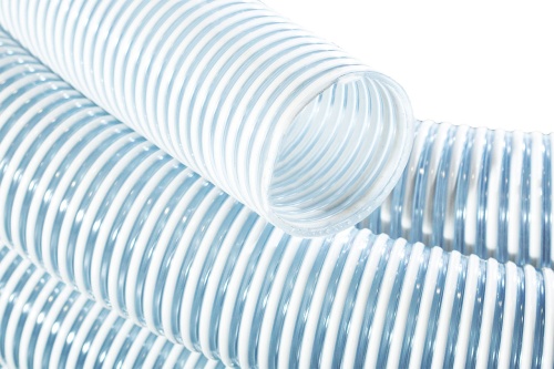 Шланг спиральный НВС Ф100 мм из ПВХ серия 700N белый (бухта 30 м)