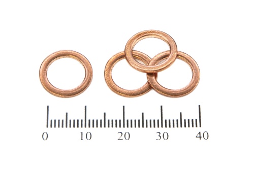 Шайба медная 10х14х1.0