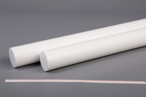 Фторопласт стержень Ф 60 мм (~1000 мм) экстр.