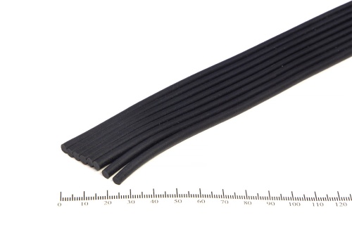 Шнур резиновый 1-1с Ф 04 мм  ГОСТ 6467-79