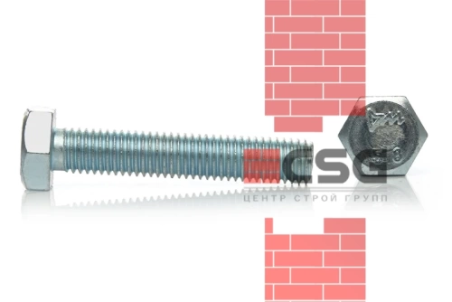 Болт с полной резьбой 5x40 оцинк. DIN 933 (5кг)