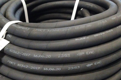 Рукав с нит.усил. 18х26 мм (6,3 атм) ГОСТ 10362-2017