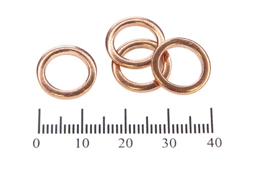 Шайба медная 10х14х1.5