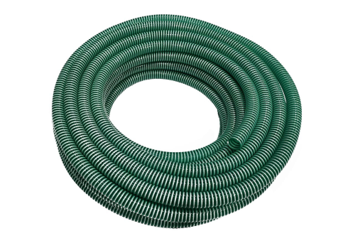 Шланг для семяпровода спиральный НВС Ф  63 мм из ПВХ серия "Гарден" зеленый (бухта 30 м)