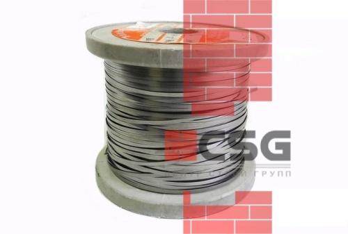 Лента нихромовая 1х15, марка Х15Н60