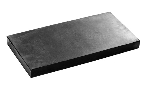 Техпластина резиновая на отвал (скребок) 500х250х40 мм (металлический трос 8 мм)