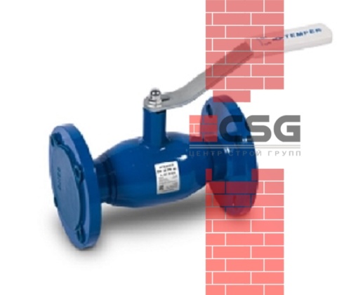 Кран шаровый стальной Ду100 Ру16 фланцевый Temper 28320100, DN 100