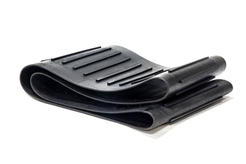 Ремень плоский для зернометателя 500х4х2560  прямое ребро шир. ребра 225мм