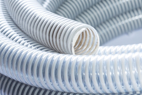 Шланг спиральный НВС Ф  38 мм из ПВХ серия 700N белый (бухта 30 м)