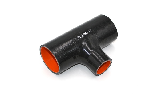 Патрубок силиконовый Т-образный Ф 57 мм L=150 мм (отвод 35 мм)