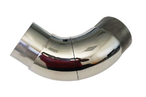 Отвод поручня AISI 30х42 регулируемый, внутренний (зеркало), марка AISI 304